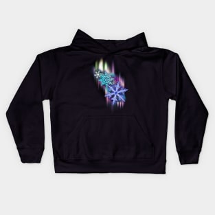 Snow flakes Kids Hoodie